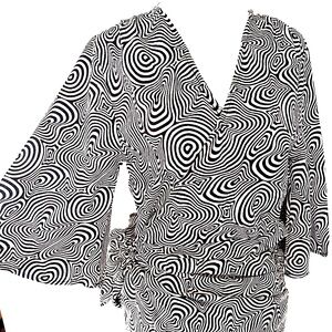 NWT 🏷️ Wild Pony Psychedelic Wrap Dress